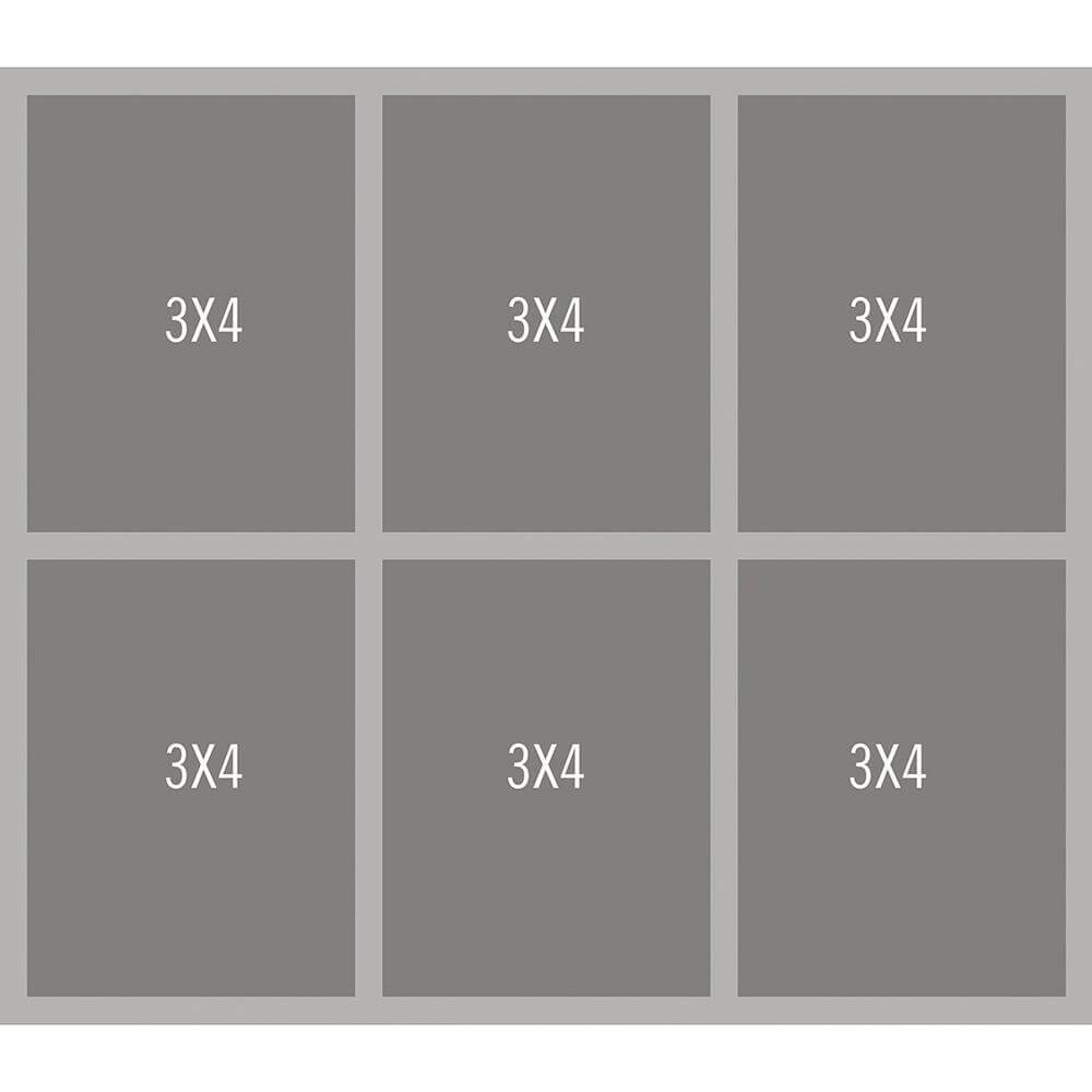 Simple Stories Simple Pages Page Template - (1) 6-3"X4"