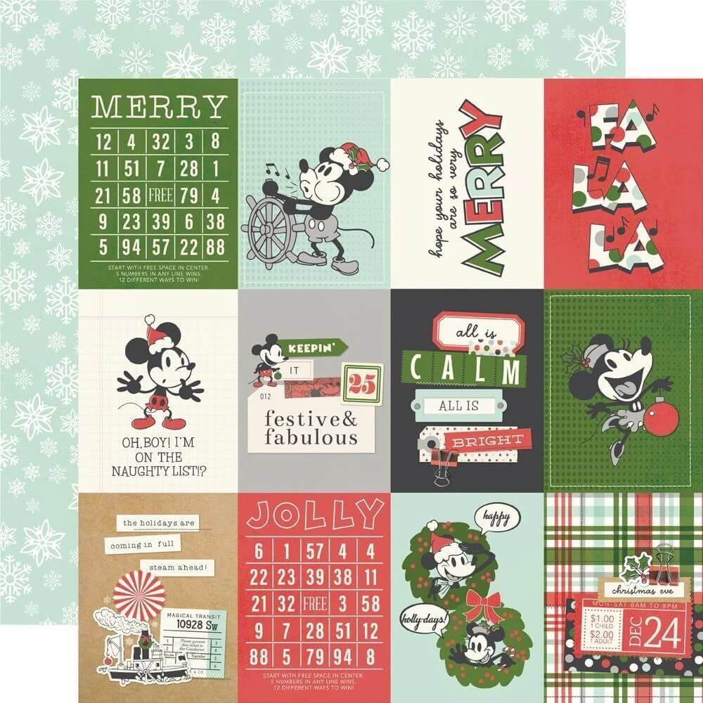 Spellbinders - Say Cheese Classic Mouse Christmas - Collection Kit (by Simple Stories) SS25200