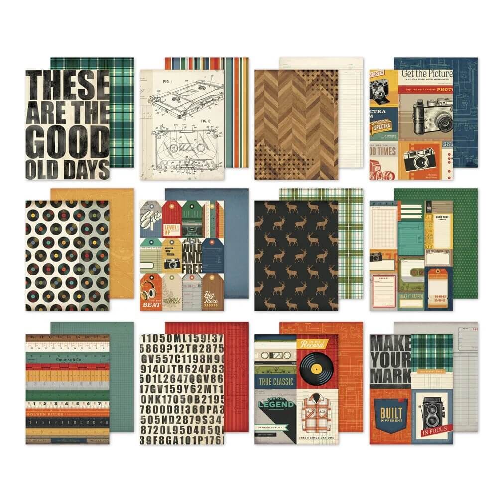 Spellbinders - Rustic Legend 6 x 8" Paper Pad (by Simple Stories) SS26616