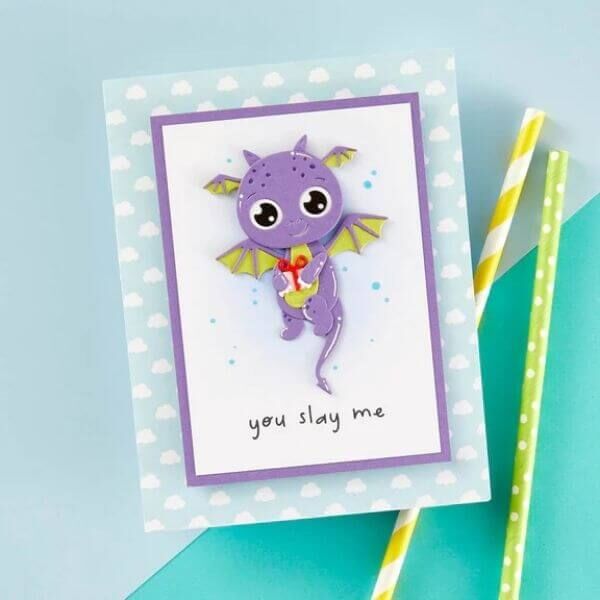 Spellbinders Clear Stamps - Monster Birthday Collection - Monster Birthday Sentiments STP-221