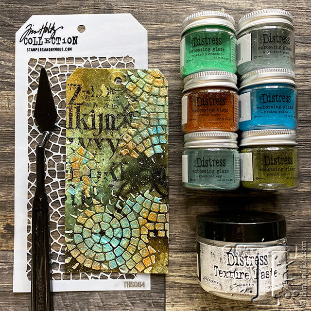 Tim Holtz Distress Embossing Glaze - Abandoned Coral TDE84051