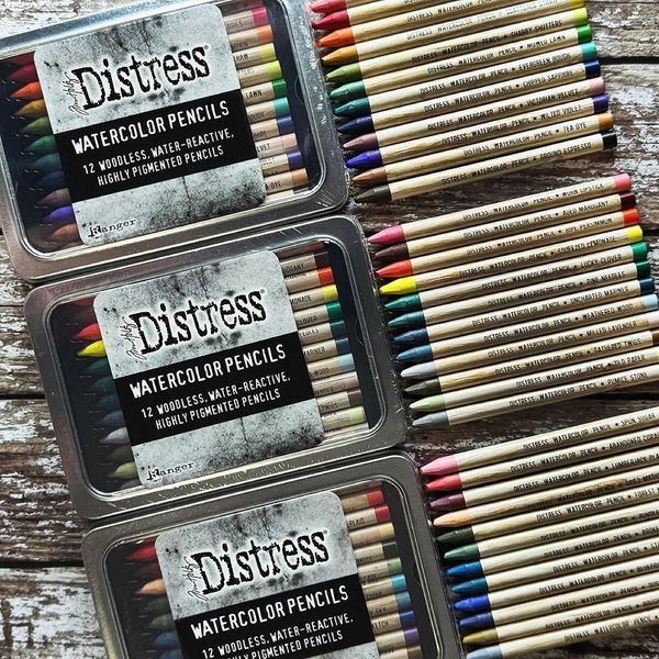 Tim Holtz Distress Watercolour Pencils Set 4,5,6 Bundle