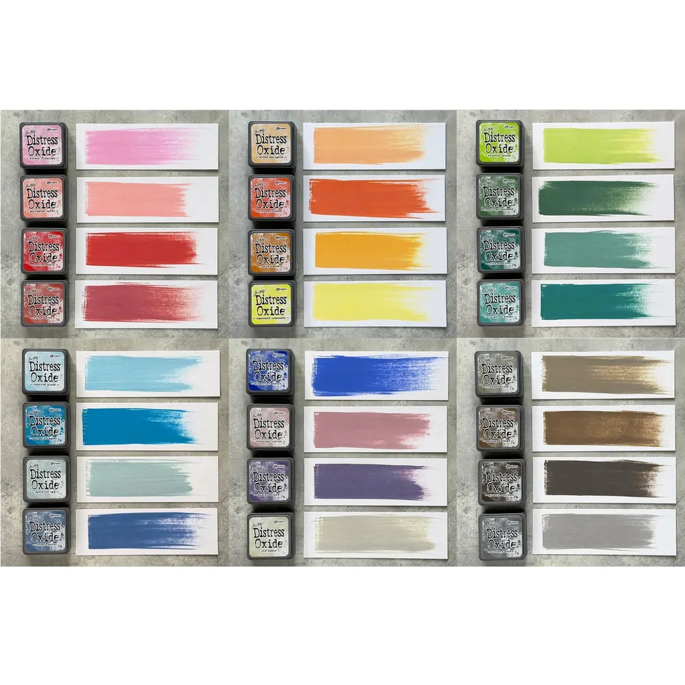 Tim Holtz Distress Mini Oxide Ink Pads BUNDLE 2 Kit 7-12