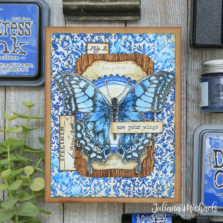 Tim Holtz Distress Mini Ink Pads 4/Pkg - Kit 17 TDPK79125