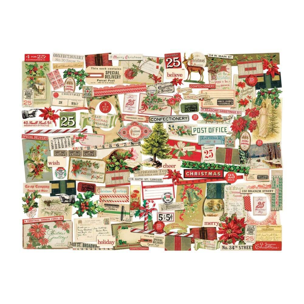 Tim Holtz Idea-Ology Ephemera - Christmas TH94447