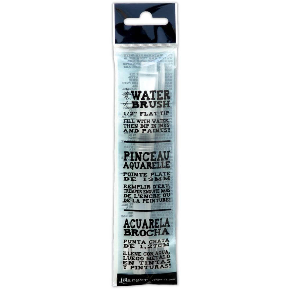 Tim Holtz Water Brush - 0.5" Flat Tip TIP33097