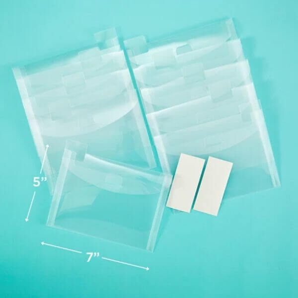 The Organized Option - TOO 5 x 7" Flip Flap Pocket - 10 Pack