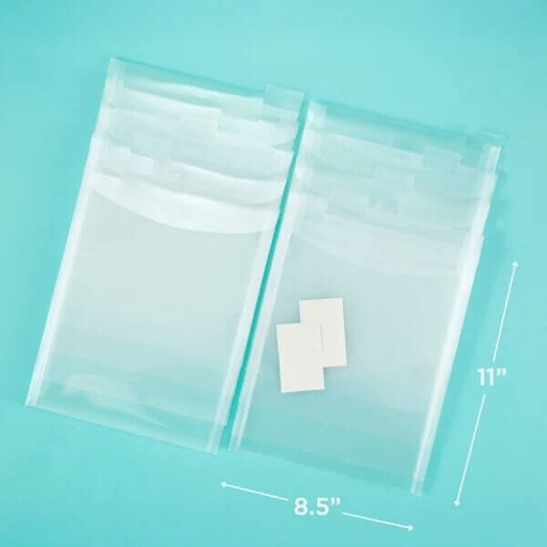 The Organized Option - TOO 8.5 x 11" Flip Flap Pocket - 10 Pack