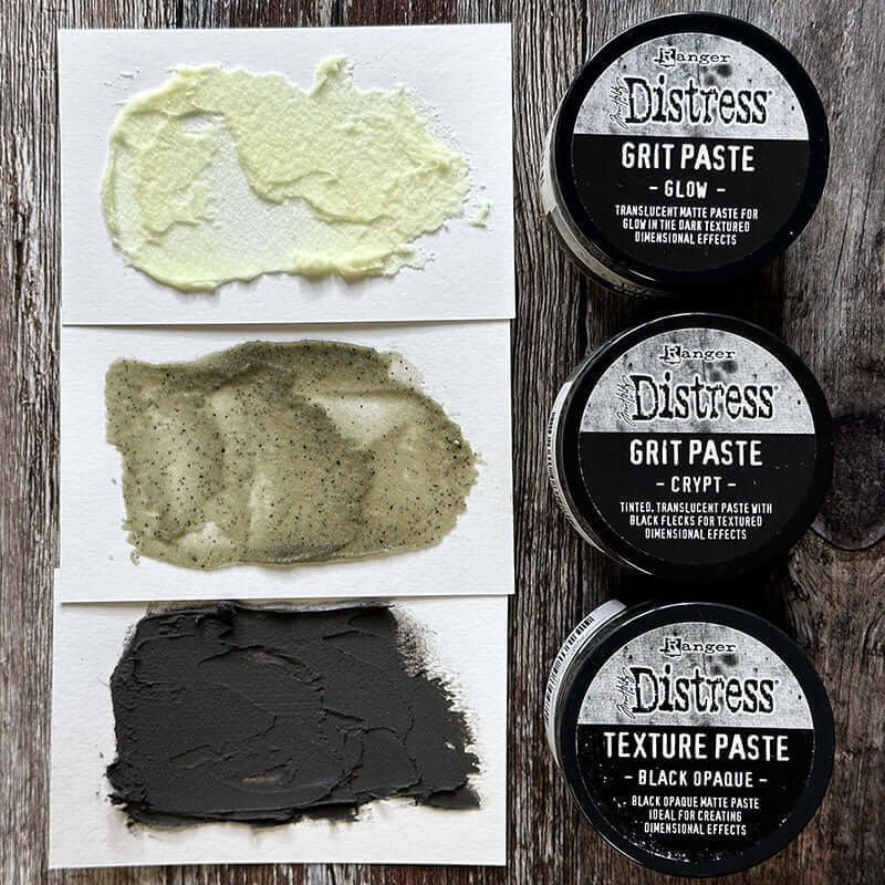 Tim Holtz Distress Halloween Texture Paste - Black Opaque 