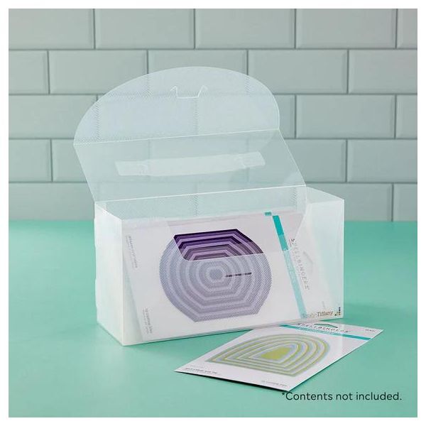 Totally Tiffany - Slimline Storage Fab File Box (4"x 9")