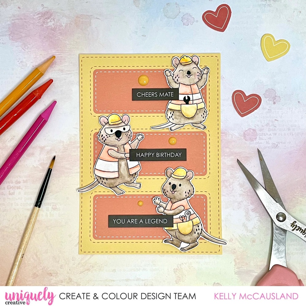 Uniquely Creative Clear Stamps - Cheers & Wishes