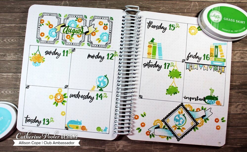 Stamps for Bullet Journals, Diary or Planners Online in Australia