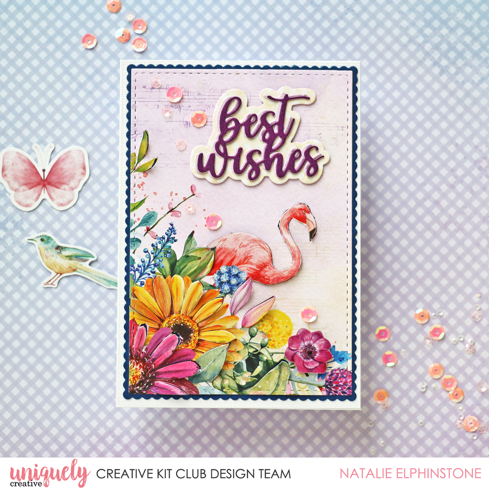 Uniquely Creative Card Making Words Die 6/PK