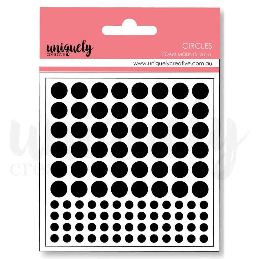 Uniquely Creative Foam Mounts Circles