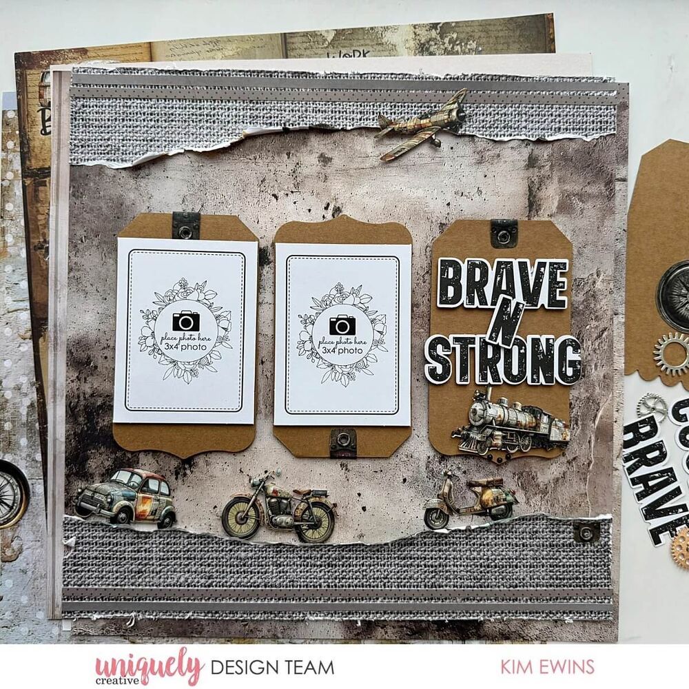 Uniquely Creative Blank Canvas Tag Pad - Kraft