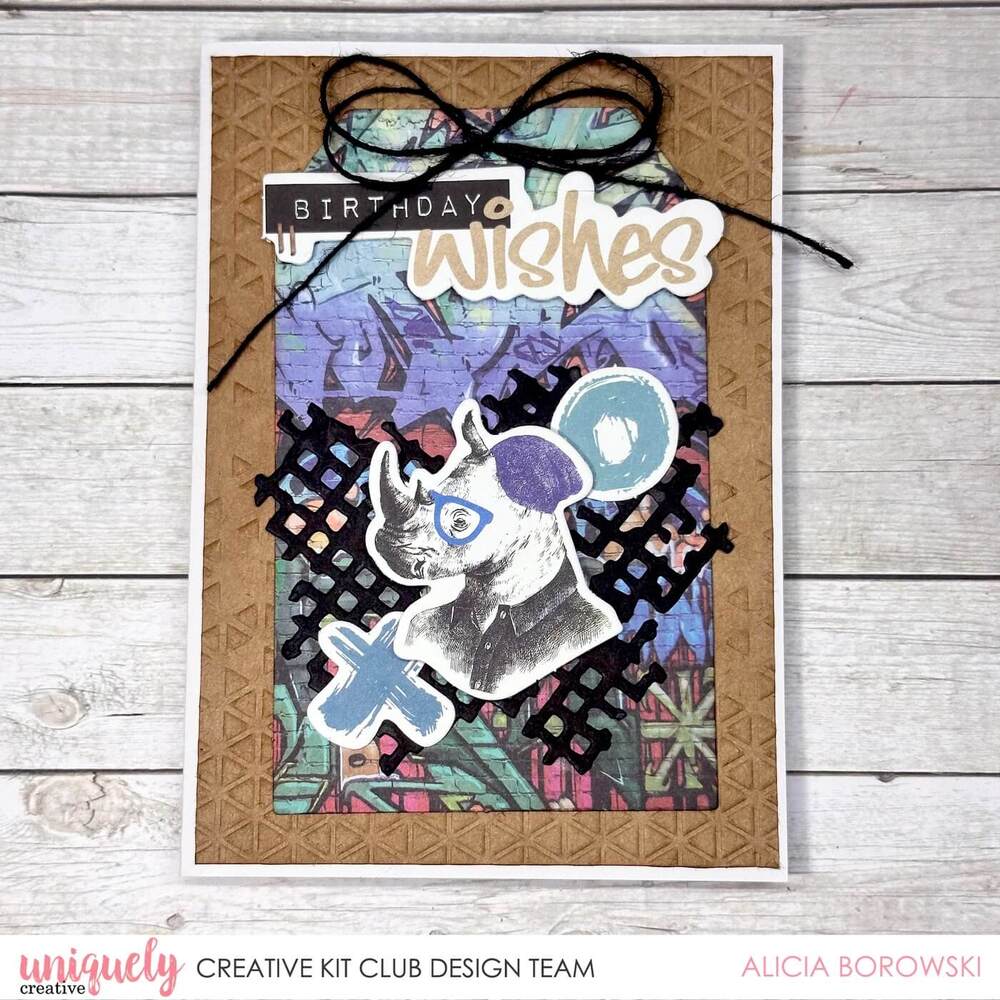 Uniquely Creative Embossing Folder - Dazzle