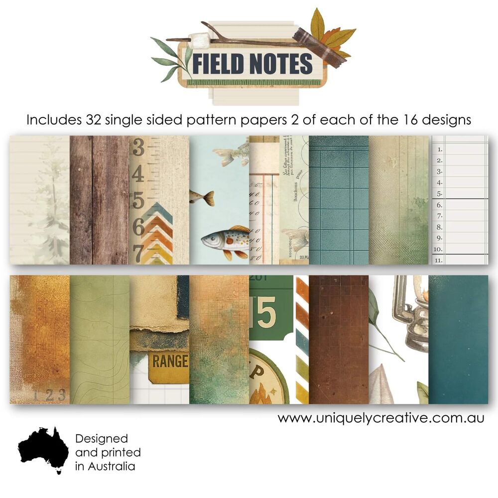 Uniquely Creative Collection Pack 6x6 - Field Notes