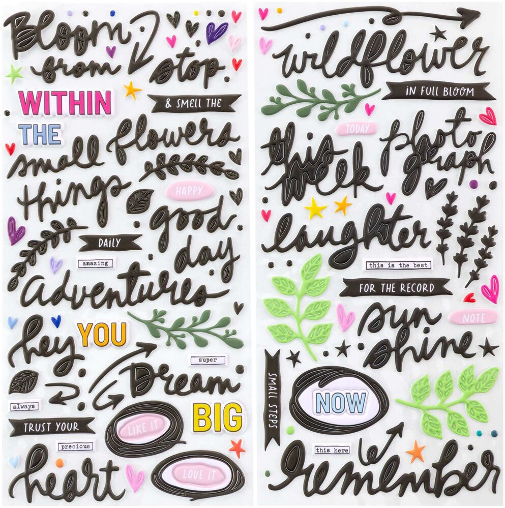 49 And Market Puffy Stickers - The Flower Emporium