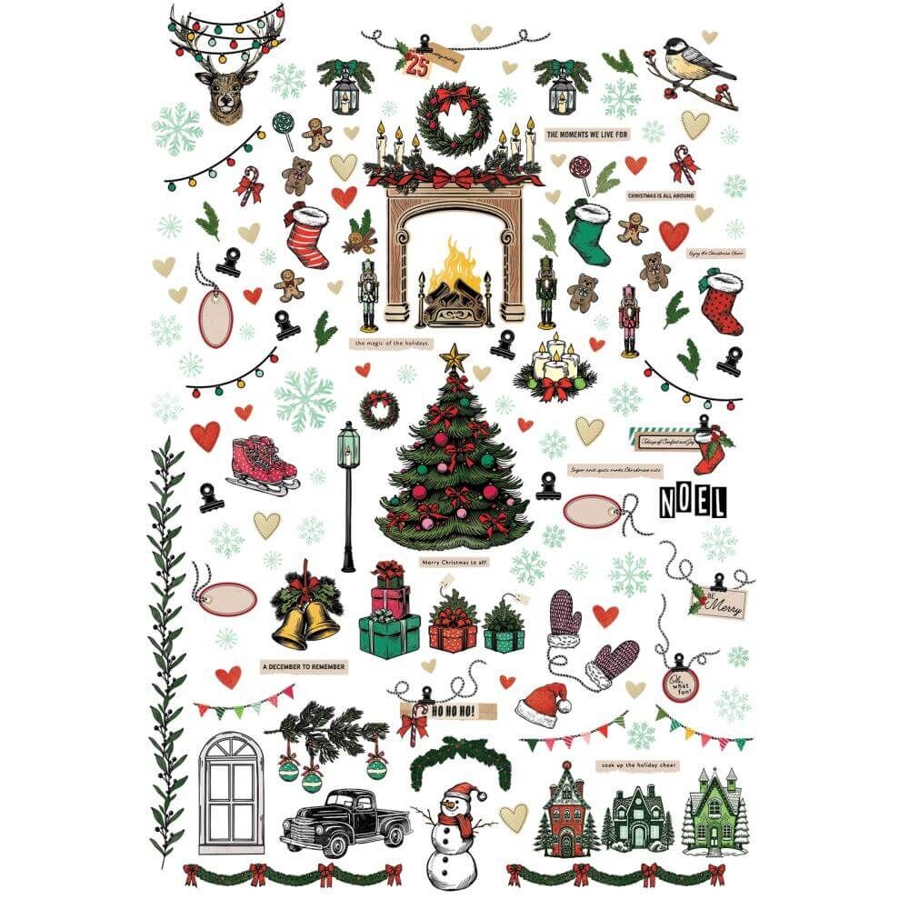 49 And Market Laser Cut Outs - Elements, Mistletoe And Memories