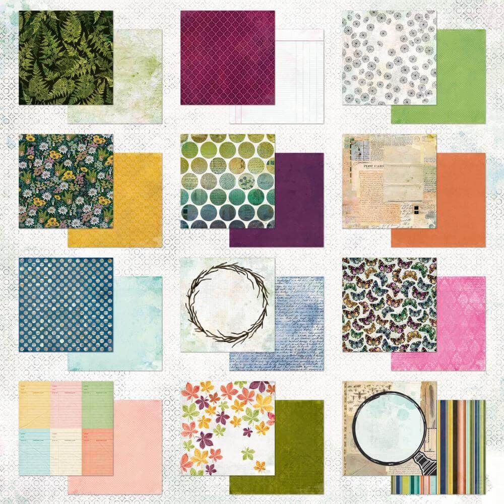 49 And Market Paper Pad 12"X12" - Curiosities In Willow Grove