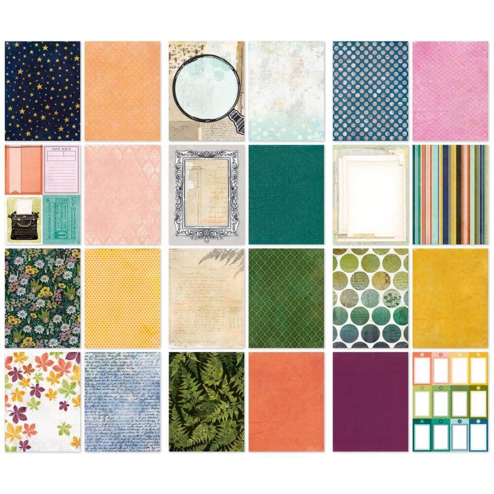 49 And Market Paper Pack 6"X8" - Curiosities In Willow Grove