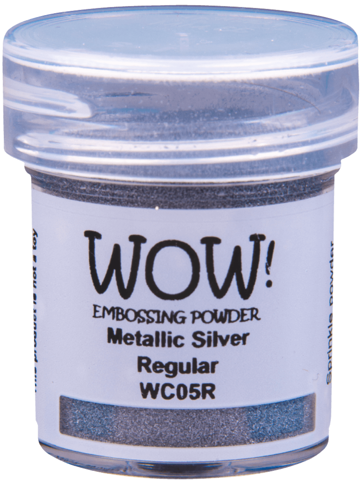 Wow! Embossing Powder Regular 15ml - Metallic Silver