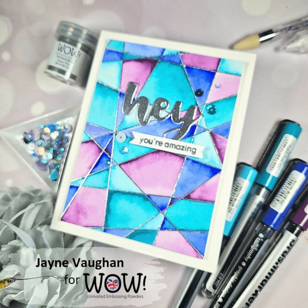 Wow! Embossing Powder Regular 15ml - Metallic Polished Silver (Super Fine)