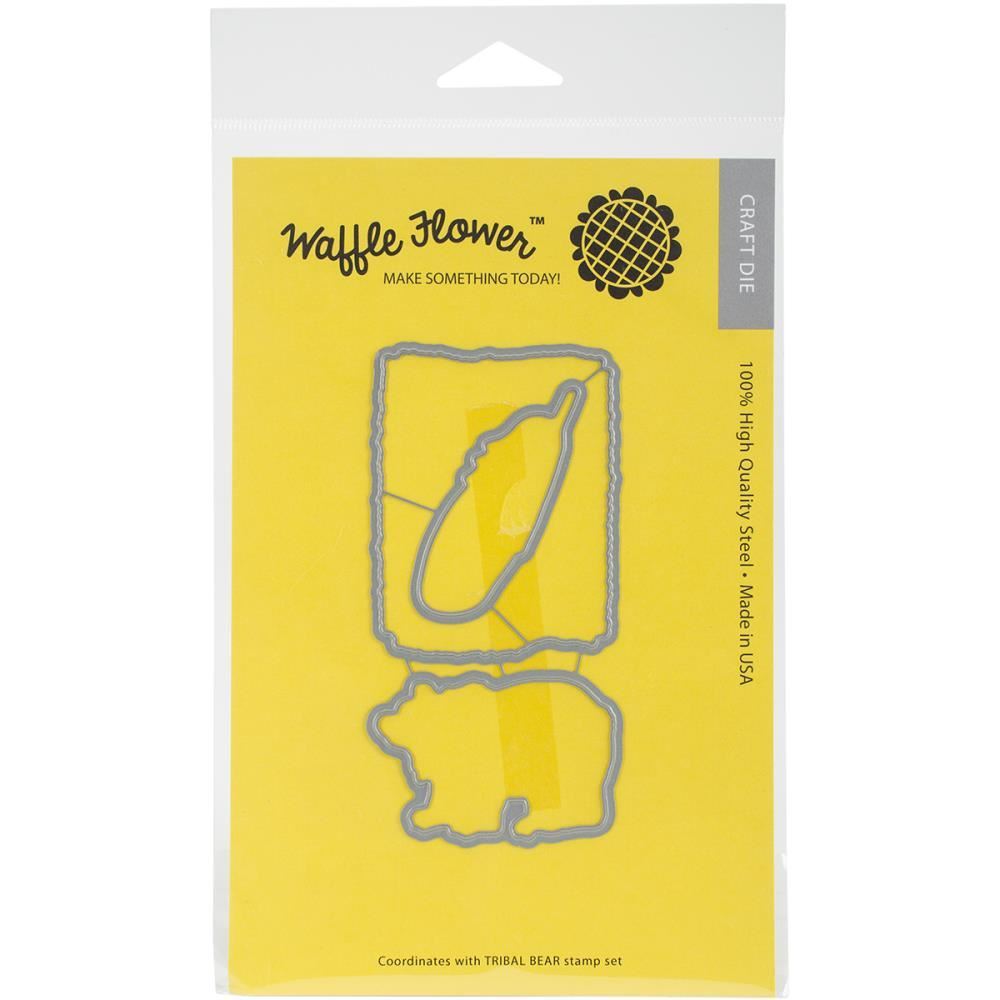 Waffle Flower Die - Tribal Bear WF310042