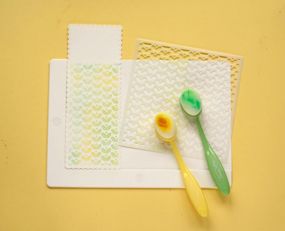 Waffle Flower Mini Stencil Mat WFT007