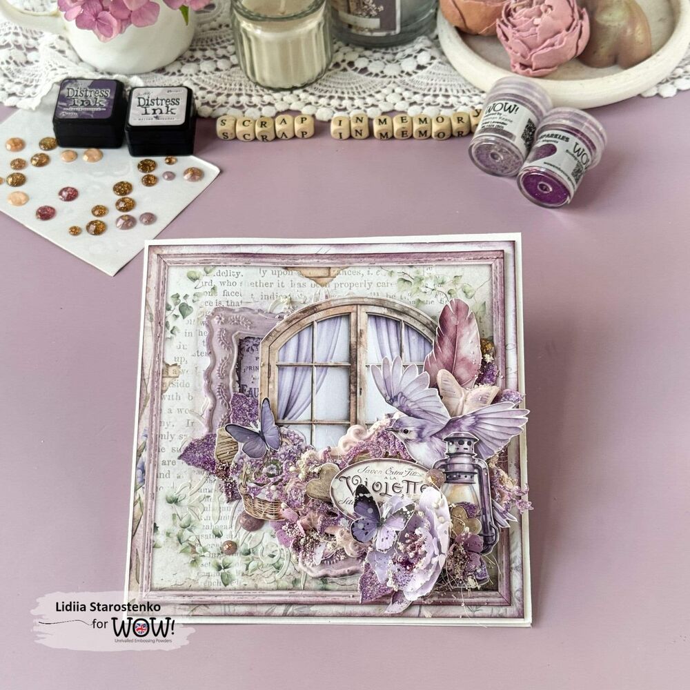 Wow! Embossing Colour Blends Powder 15ml - Dried Lavender (by Brennan Keane)