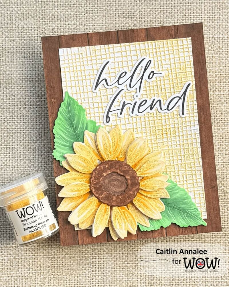 Wow! Embossing Colour Blends Powder 15ml - Buttercup Blossom (by Brennan Keane)