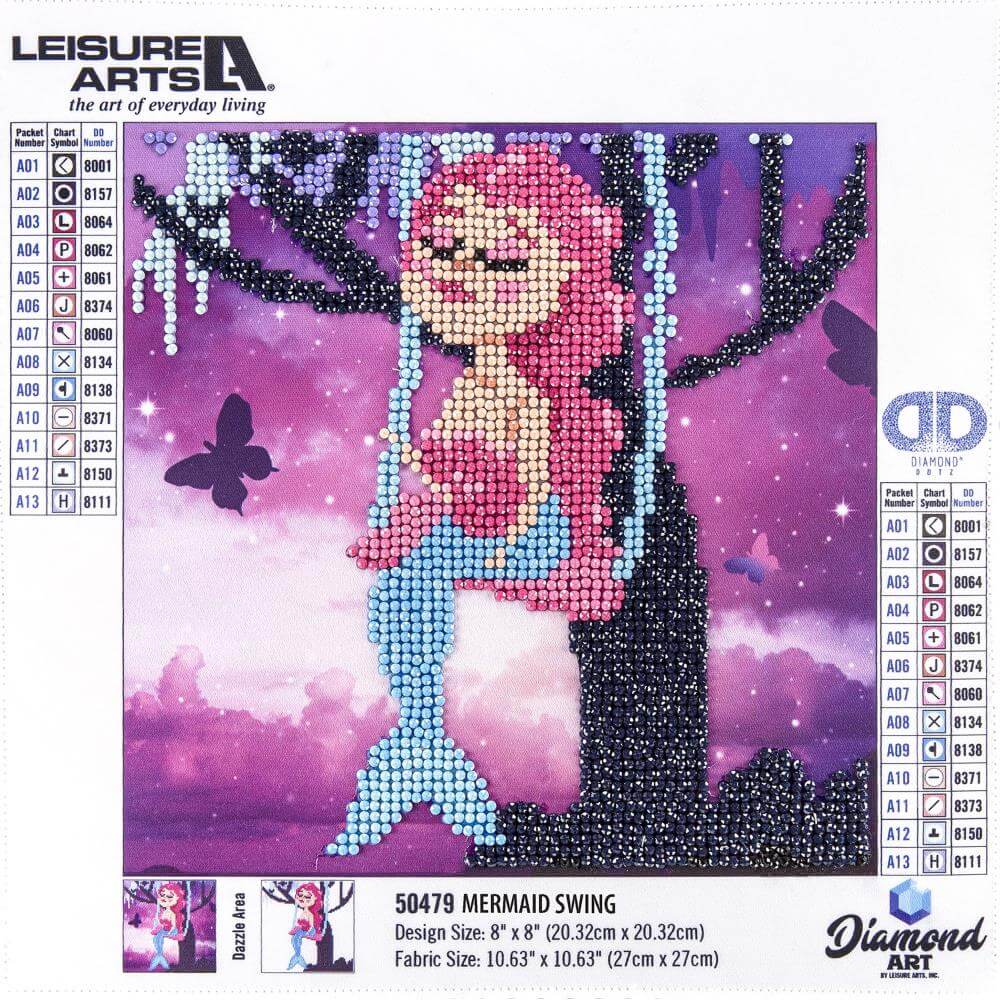 Diamond Art Kits by Leisure Arts Paint by Number by Diamonds Dotz 3