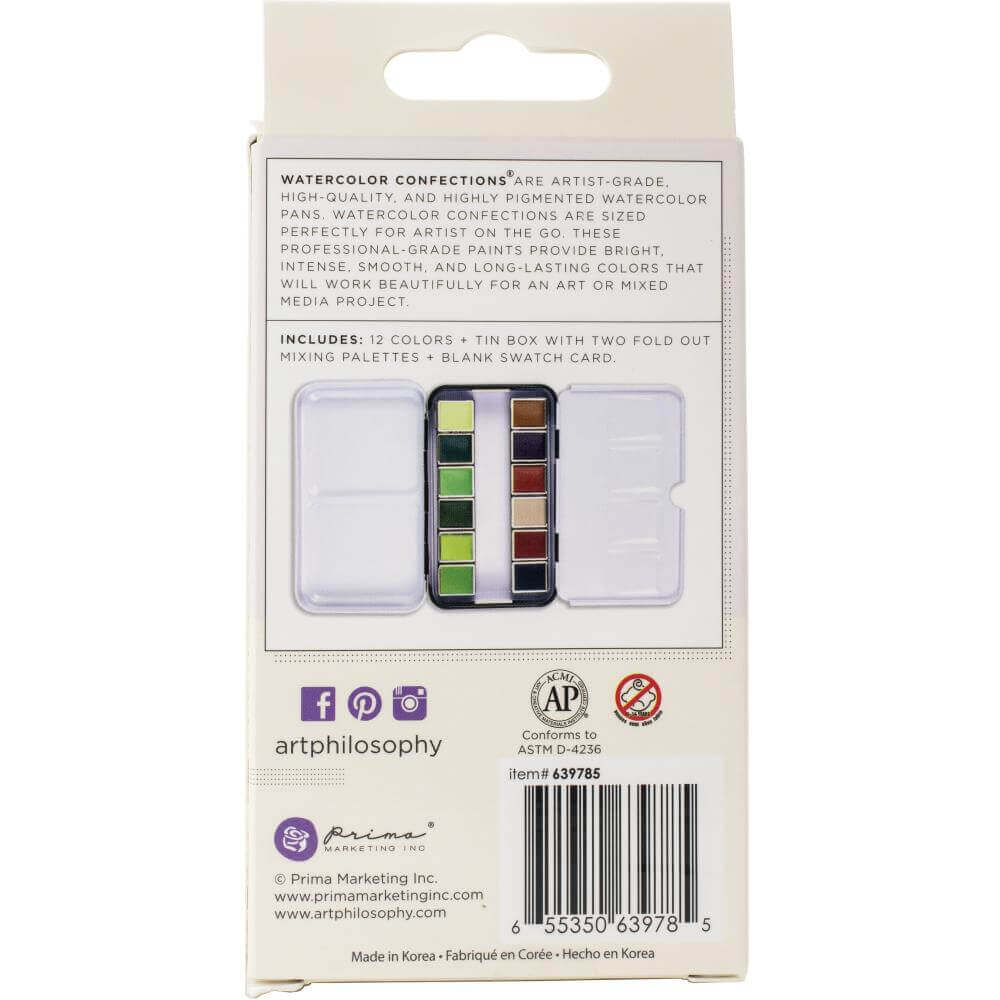 PRIMA Marketing Watercolour Confections - Watercolour Pan Set - 9 Sets Available - Picture 47 of 54