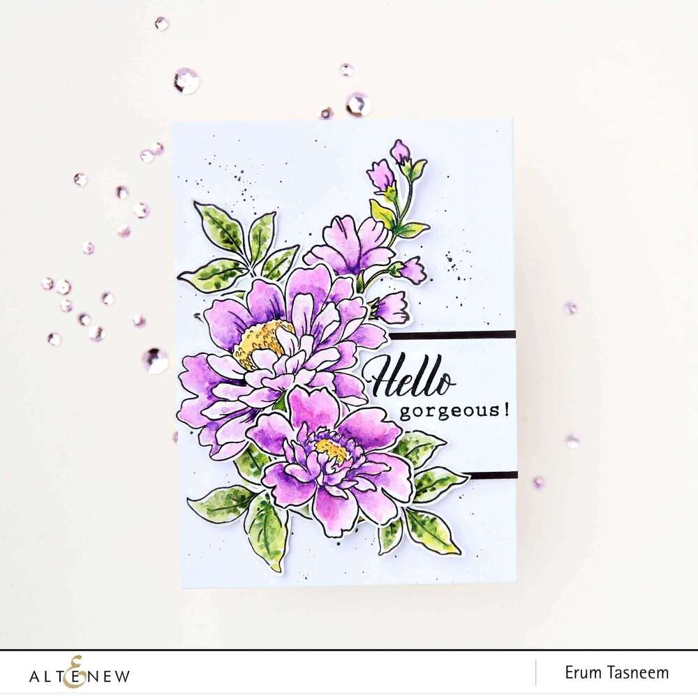 Altenew Clear Stamps FLOWER GARDEN ALT3485 Crafties Co.