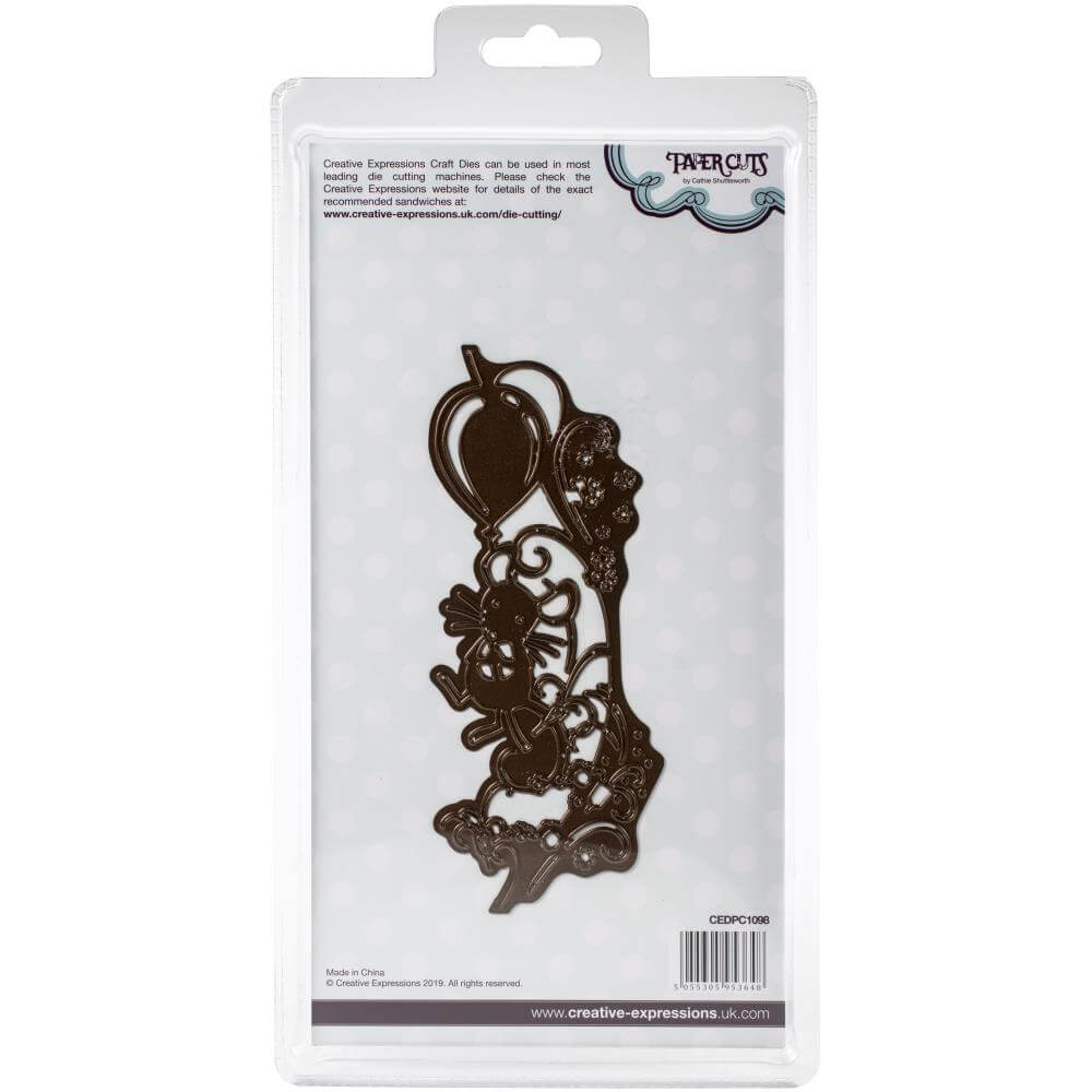 Edger Mouse Creative Expressions Paper Cuts Edger Craft Dies - PARTY MOUSE