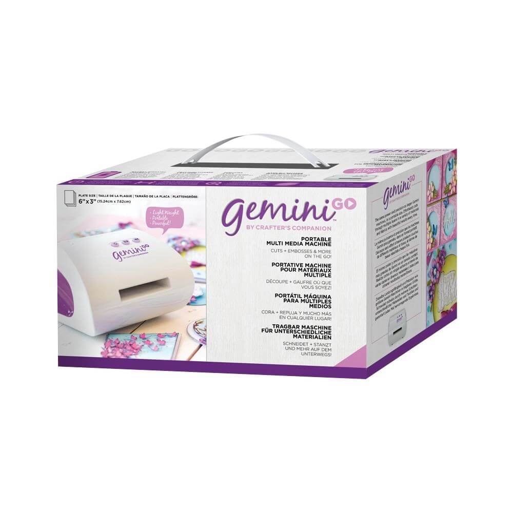 Gemini GO Electronic DieCutting Machine MINI Portable for Crafting