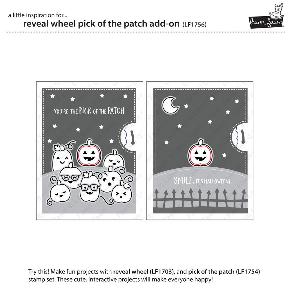 Lawn Fawn - Lawn Cuts Dies - Reveal Wheel Pick of the Patch Add-On ...