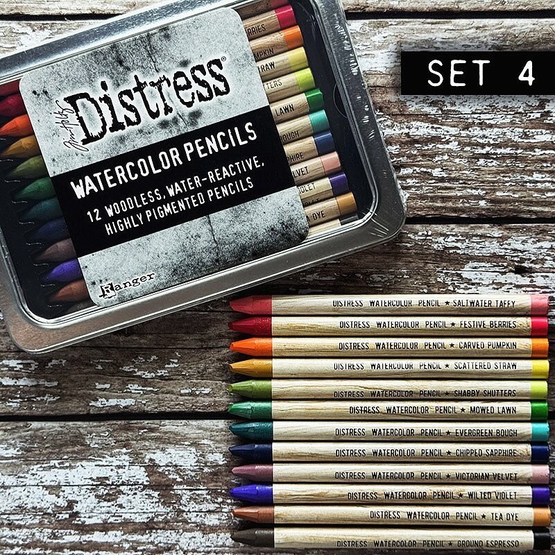 Lápices de acuarela Tim Holtz Distress 12/PK elige entre 6 juegos - Imagen 22 de 28