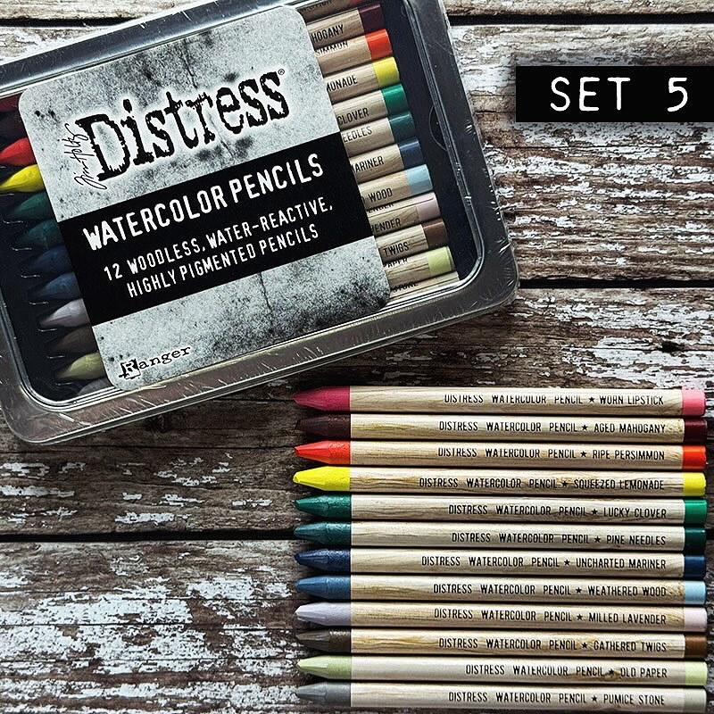 Lápices de acuarela Tim Holtz Distress 12/PK elige entre 6 juegos - Imagen 25 de 28