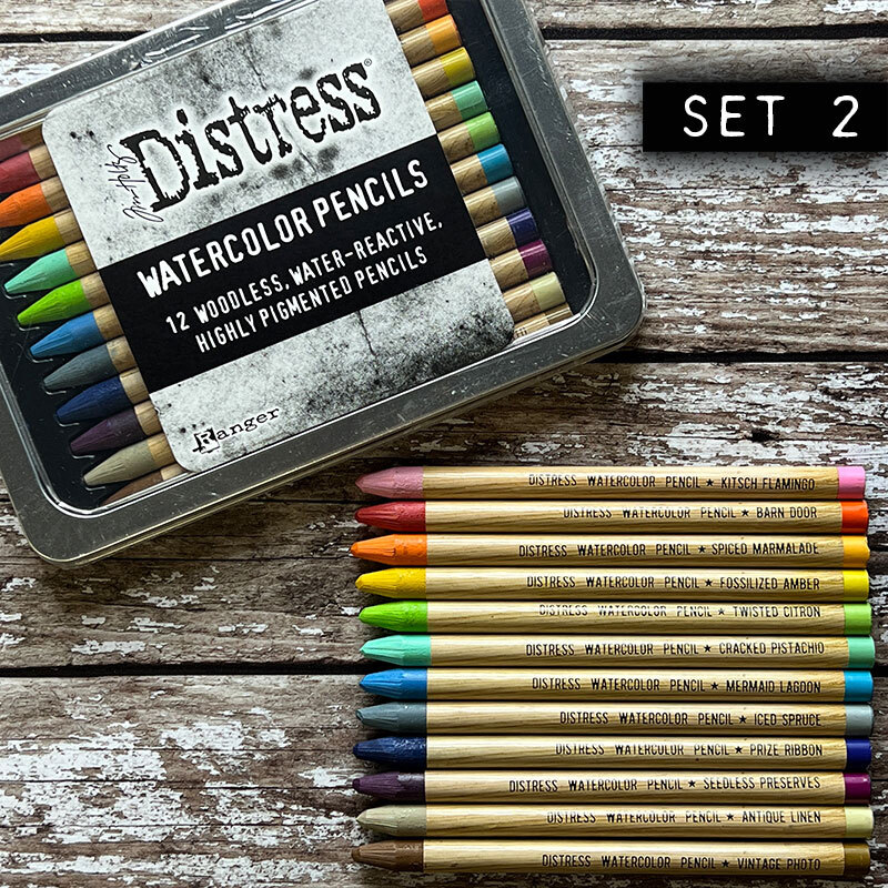 Lápices de acuarela Tim Holtz Distress 12/PK elige entre 6 juegos - Imagen 12 de 28