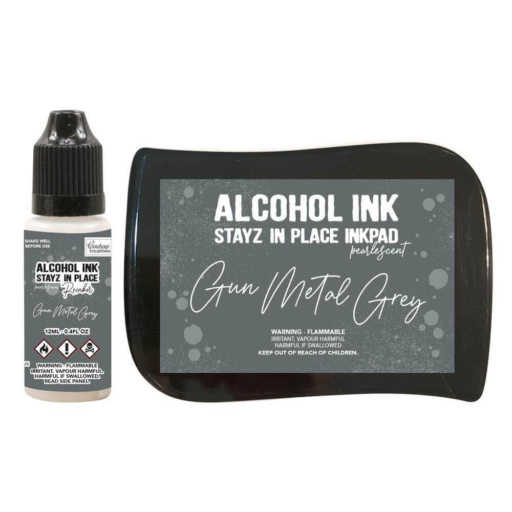 Couture Creations STAYZ IN PLACE Alcohol Ink Pad w/ 12ml Reinker (Choose Colour) - Foto 9 di 60