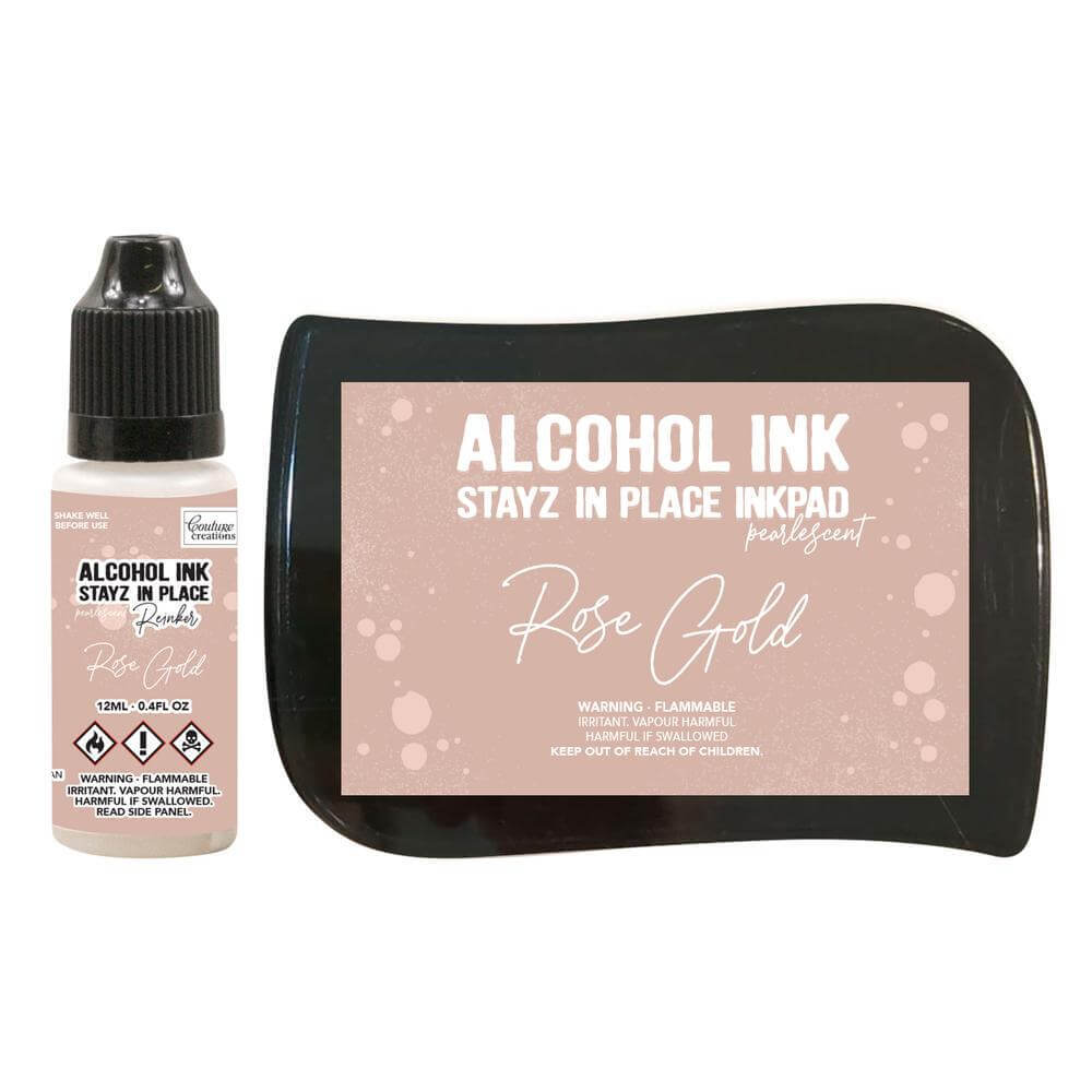 Couture Creations STAYZ IN PLACE Alcohol Ink Pad w/ 12ml Reinker (Choose Colour) - Foto 19 di 60