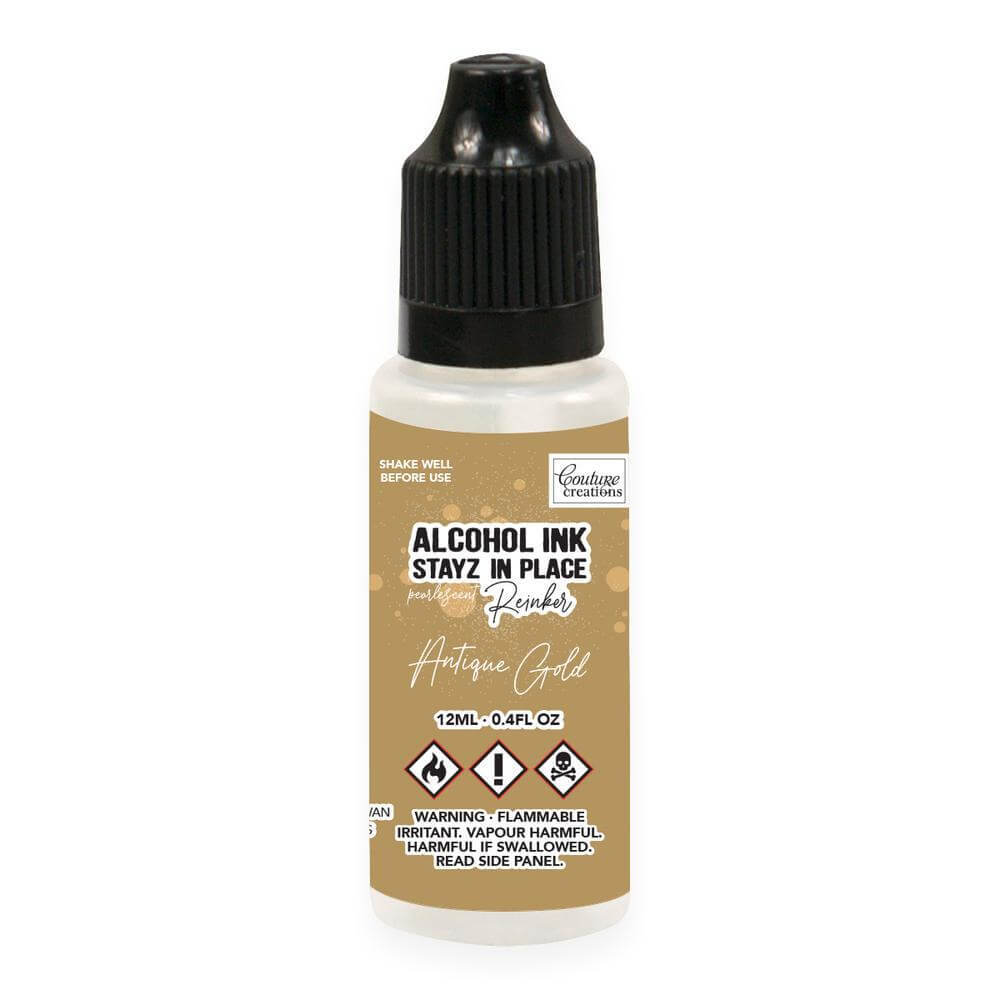 Couture Creations STAYZ IN PLACE Alcohol Ink REINKER 12 ml - Foto 11 di 29