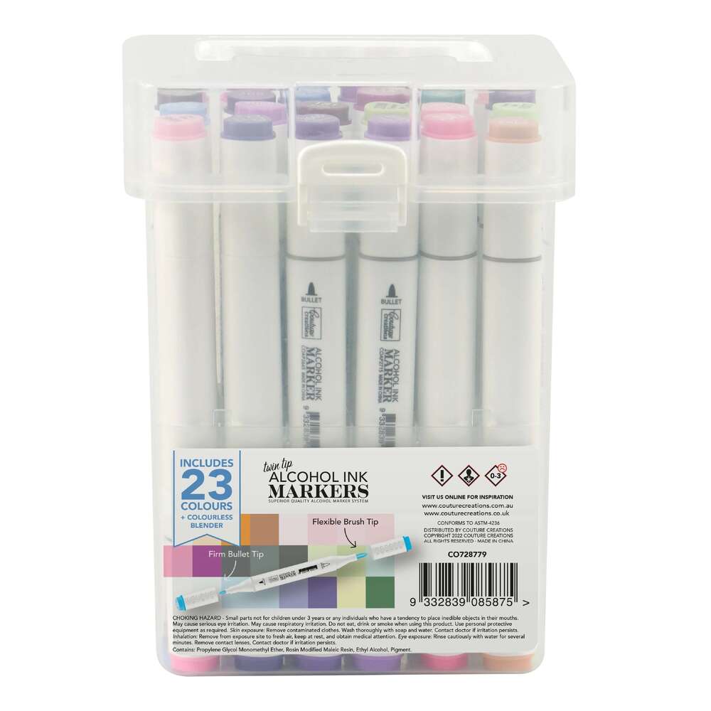 Couture Creations Twin Tip Alcohol Ink Marker - Purple - Scrapbooking Made  Simple