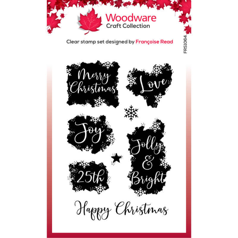 Woodware Singles Francoise Read Clear Stamp Set: Loving Christmas - 4 x 6in Woodware Singles Francoise Read Clear Stamp Set: Loving Christmas - 4 x 6in