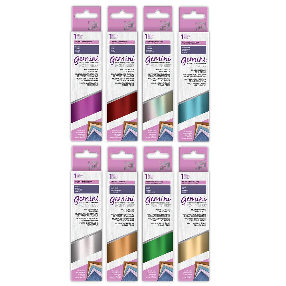 Gemini Foilpress MultiSurface Foil 5 m roll Choose from 8 Colours eBay