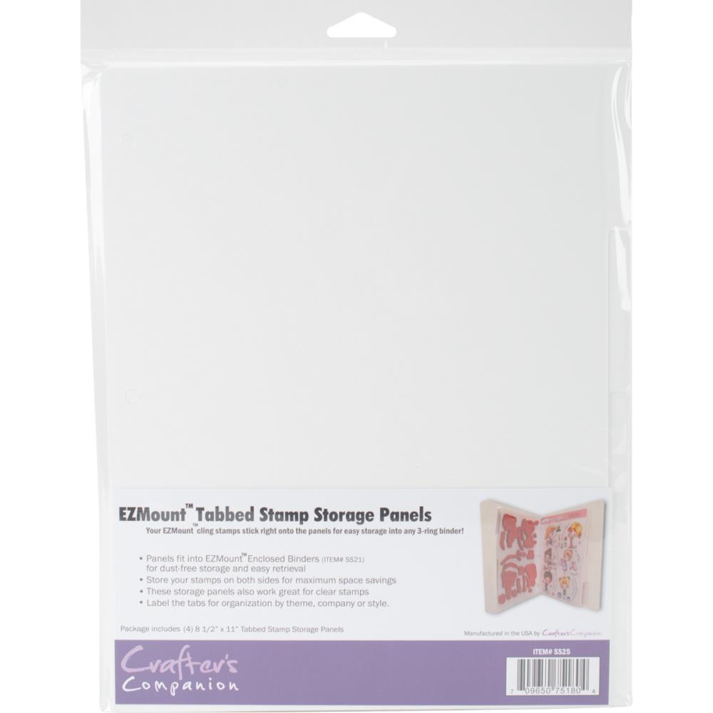 Crafters Companion EZMount Storage Binder Fits 8.5 x 11 Sheets White 