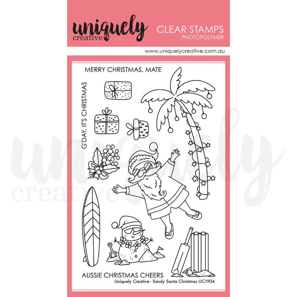 Uniquely Creative  Sandy Santa 