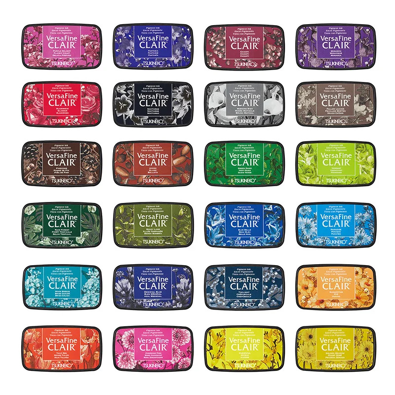 TSUKINEKO VersaFine Clair Pigment Ink Pad (choose your colour) 24 colours available