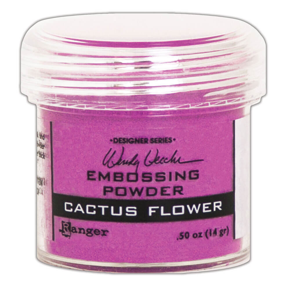 Wendy Vecchi Embossing Powder CACTUS FLOWER WEP49043 Crafties Co.